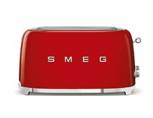 Тостер на 4 лом SMEG TSF02RDEU красный