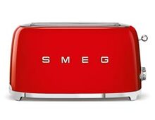 Тостер на 4 лом SMEG TSF02RDEU красный