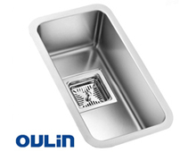 Кухонная мойка OULIN OL-0361 square (квадратный выпуск) 220х420мм