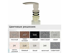 Дозатор EcoStone ES-02-308 чёрный