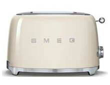 Тостер на 2 лом SMEG TSF01CREU кремовый