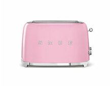 Тостер на 4 лом SMEG TSF02PKEU розовый