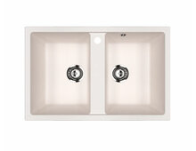 Мойка Ecology Stone R-23-331 белый 775x495мм