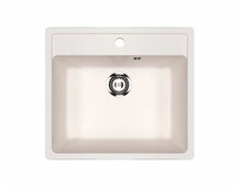 Мойка Ecology Stone R-15-331 белый 550x490мм