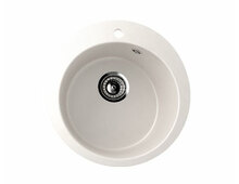 Мойка Ecology Stone R-13-341 ультра-белый d=495мм