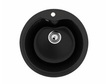 Мойка Ecology Stone R-12-344 ультра-чёрный d=480мм
