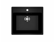 Мойка Ecology Stone R-15-344 ультра-чёрный 550x490мм