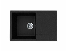 Мойка Practik PR-M 735-004 чёрный оникс 735х475мм (без сливной арматуры)