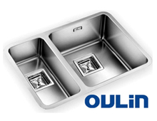 Мойка OULIN OL-0369R правая (квадратный выпуск) 590х420мм