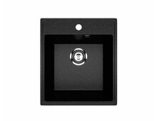 Мойка Practik PR-M 425-004 чёрный оникс 425х485мм (без сливной арматуры)