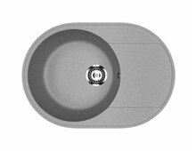 Мойка Practik PR-M 610-003 светло-серый 610х470мм (без сливной арматуры)