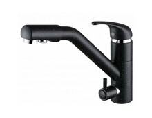 Смеситель PAULMARK Hessen He213017-308 чёрный (с подкл. фильтра)