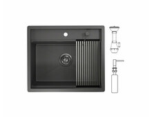 мойка Granula KS-6051 ГРАФИТ МАТОВЫЙ 600х510 мм