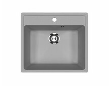 Мойка Ecology Stone R-15-309 тёмно-серый 550x490мм