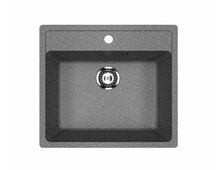Мойка Ecology Stone R-15-342 графитовый 550x490мм