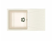 Мойка Ecology Stone R-20-331 белый 830x480мм