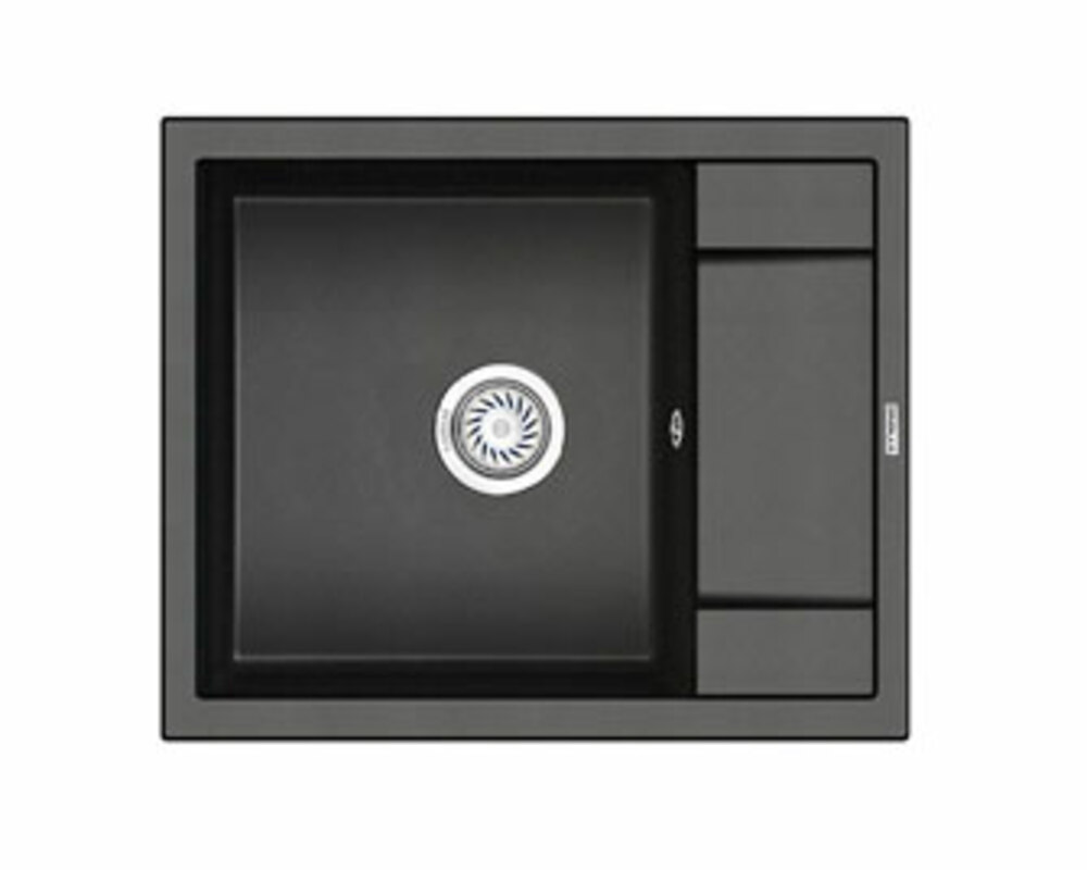 Мойка GRANULA GR-6002 чёрный 600х500мм