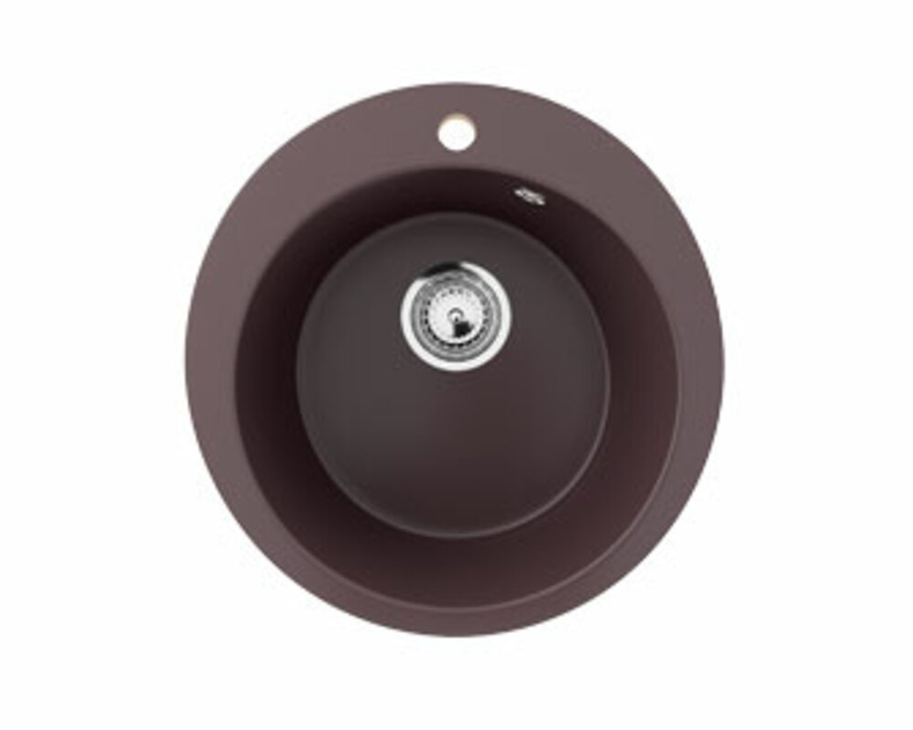 Мойка Ecology Stone R-13-345 шоколад d=495мм