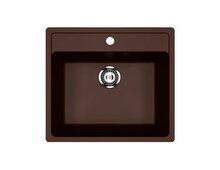 Мойка Ecology Stone R-15-345 шоколад 550x490мм