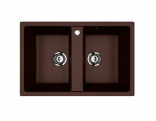 Мойка Ecology Stone R-23-345 шоколад 775x495мм