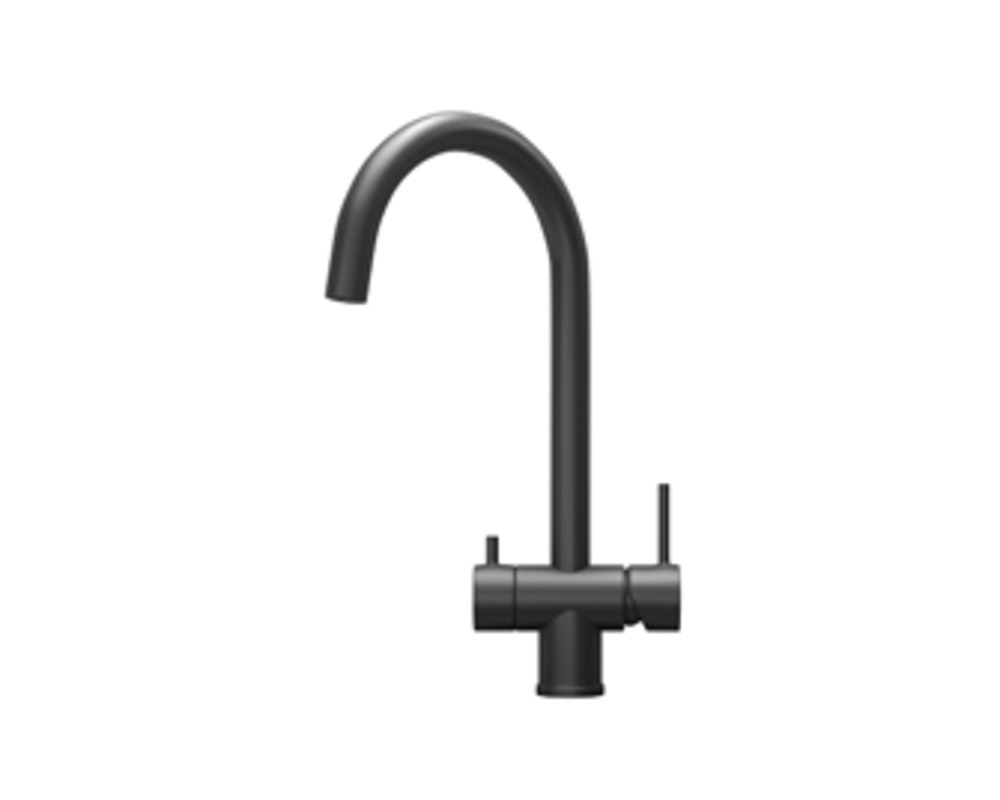 Смеситель Granula KS-7104 ЧЁРНЫЙ МАТОВЫЙ