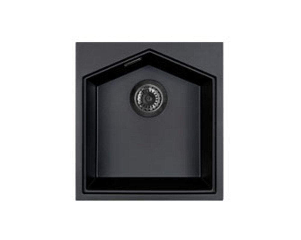 Мойка KitKraken Ocean 45 Carbone noir чёрный 413х444