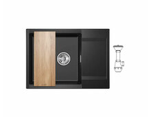 Мойка GRANULA ES-7003 турмалин 700х500мм