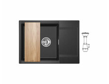 Мойка GRANULA ES-7003 чёрный 700х500мм