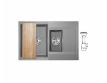 Мойка GRANULA ES-7808 алюминиум 780х500мм