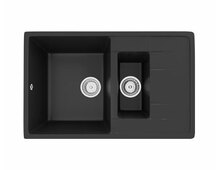 Мойка Ecology Stone R-22-344 ультра-чёрный 770x495мм