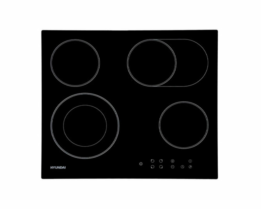 Варочная поверхность Hyundai HHE 6670 BG черный