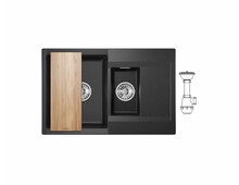 Мойка GRANULA ES-7808 чёрный 780х500мм