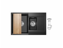 Мойка GRANULA ES-7808 шварц 780х500мм