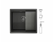 Мойка Granula KS-5045U ЧЕРНЫЙ МАТОВЫЙ 500х445 мм