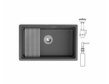 Мойка GRANULA KS-7303iU чёрный 730х450 мм