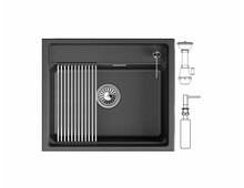 Мойка GRANULA KS-6003i чёрный 600х510 мм