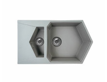 Мойка KitKraken Pond Grey серый 850х500