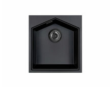 Мойка KitKraken Ocean 45 Carbone noir чёрный 413х444