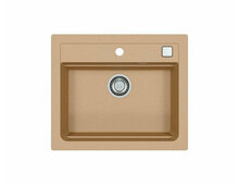 Мойка ALVEUS GRANITAL ATROX 30 BEIGE - G55 590 X 500 1X в комплекте с сифоном 1132823