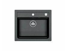 Мойка ALVEUS GRANITAL ATROX 30 CARBON - G91 590 X 500 1X в комплекте с сифоном 1132823