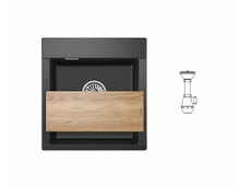 Мойка GRANULA ES-4701 чёрный 470х500мм