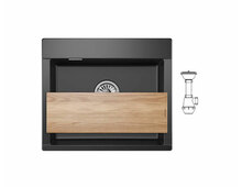 Мойка GRANULA ES-5804 шварц 580х500мм