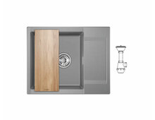 Мойка GRANULA ES-6202 алюминиум 620х500мм