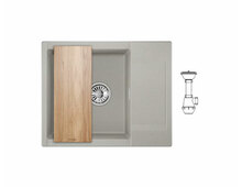 Мойка GRANULA ES-6202 базальт 620х500мм