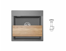Мойка GRANULA ES-5201 графит 520х500мм