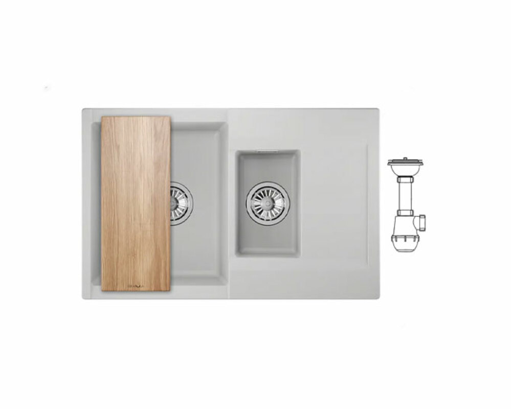 Мойка GRANULA ES-7808 арктик 780х500мм