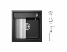 Мойка GRANULA KS-5002 чёрный 500х510мм