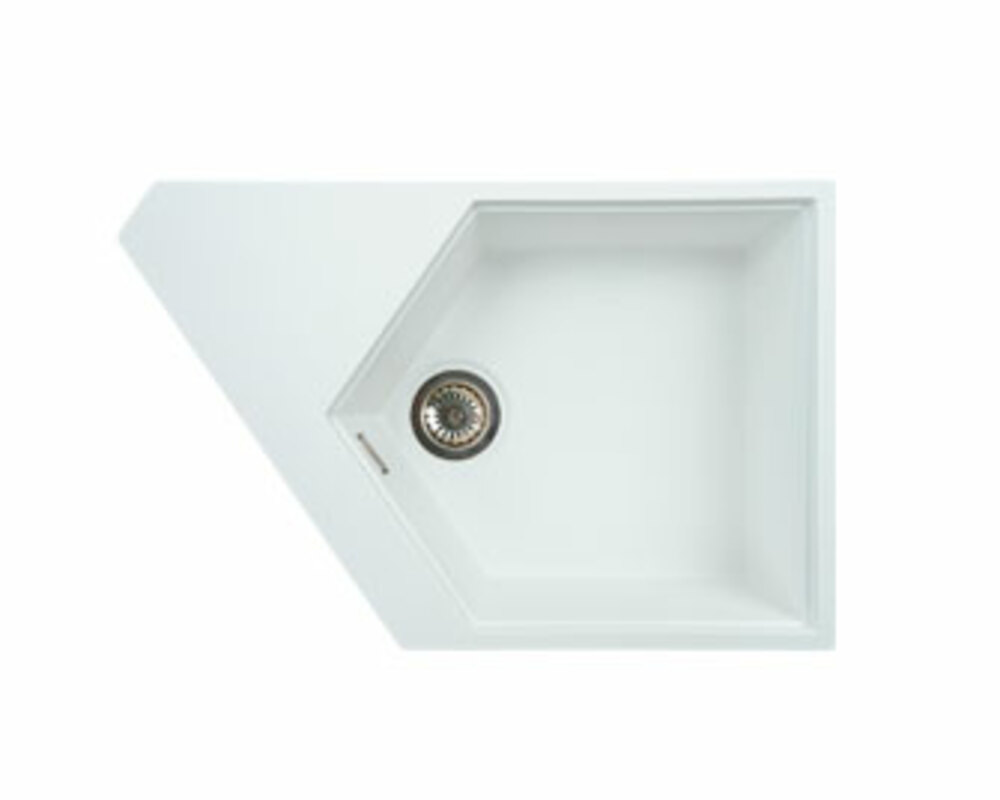 Мойка KitKraken River White белый 775х500