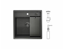 мойка Granula KS-5051 ГРАФИТ МАТОВЫЙ 500х510 мм