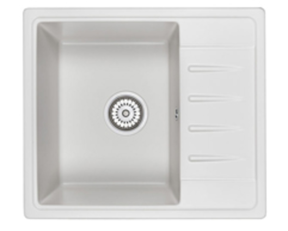 Мойка GRANULA ST-5803 белый 580х500мм (без сливной арматуры)